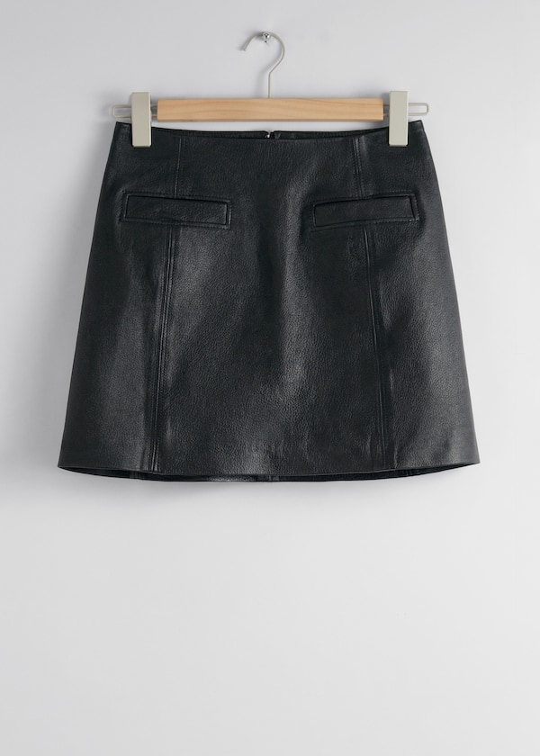 Leather Mini Skirt