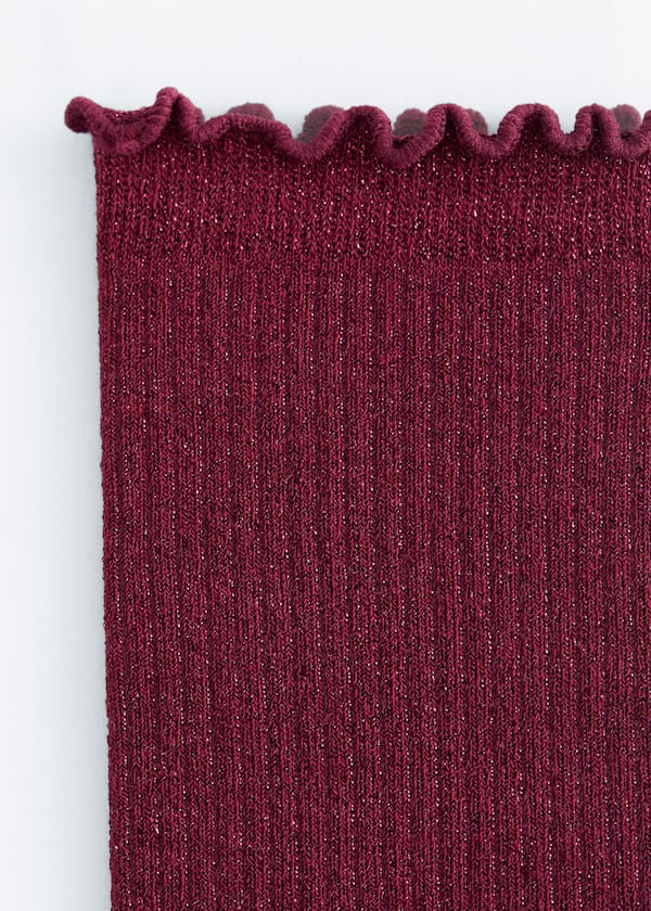 Frilled Glitter Socks