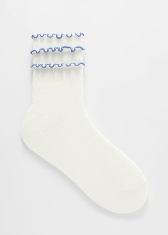 Triple Frill Socks