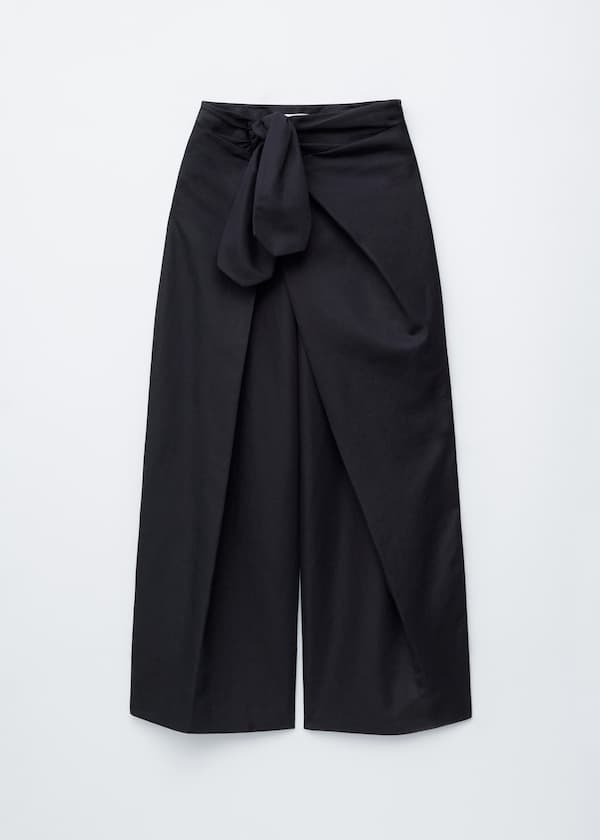 Tapered Press-Crease Trousers