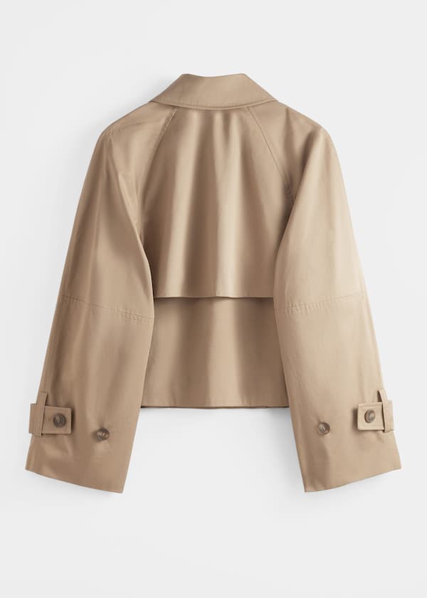 Short Trench Coat Jacket