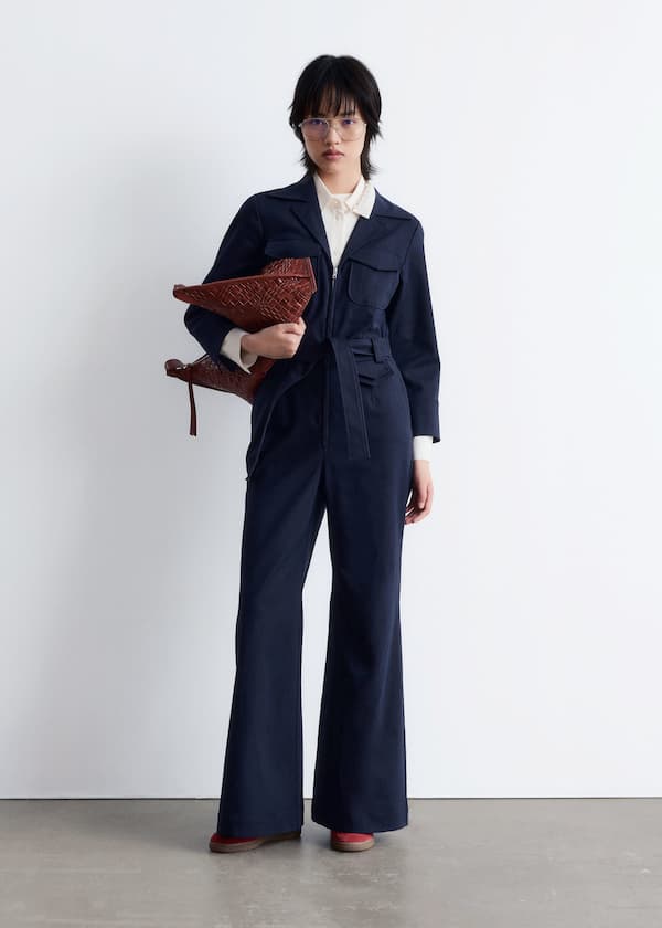 Belted Utility Jumpsuit