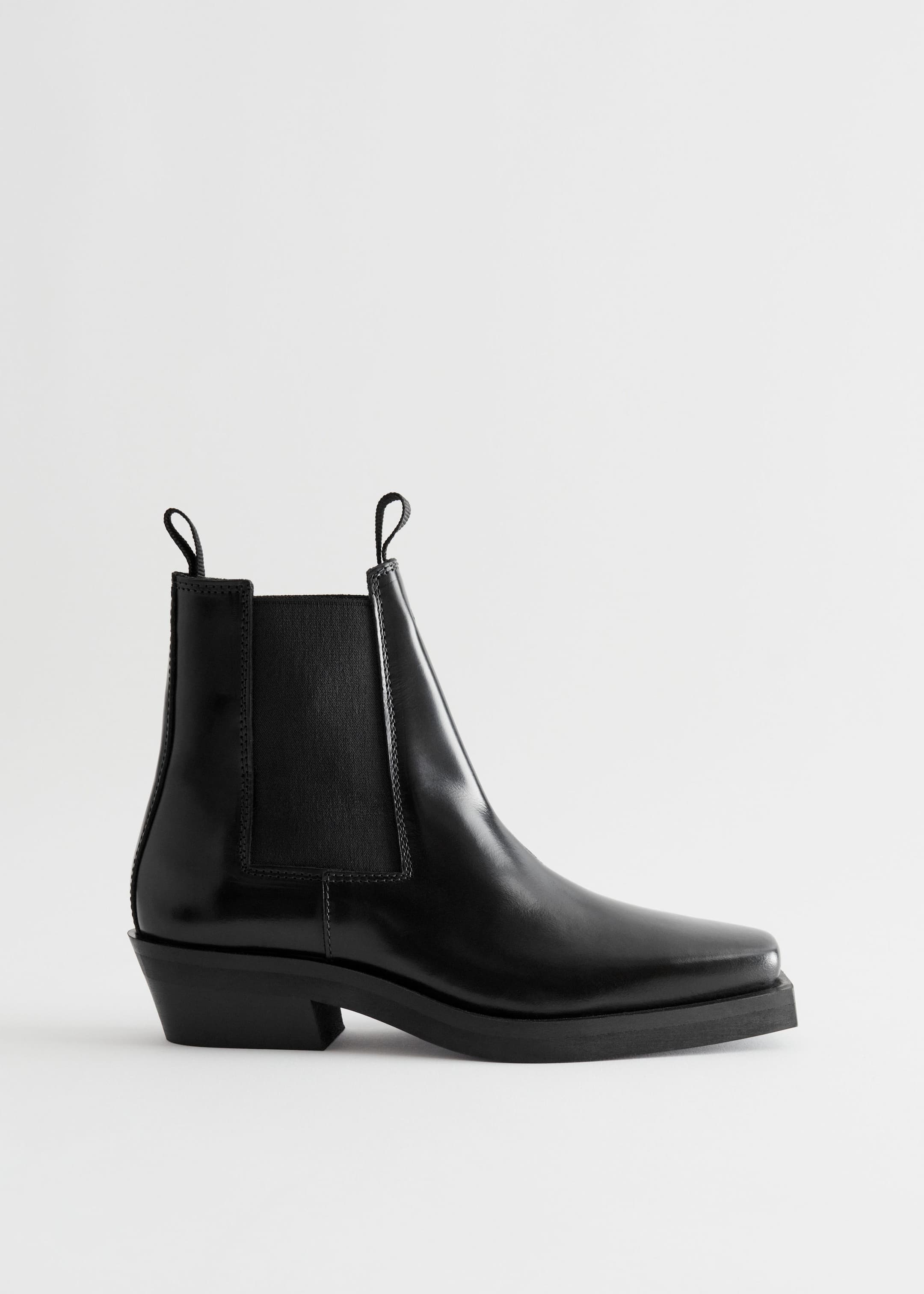 Chelsea-Boots aus Leder im Westernstil