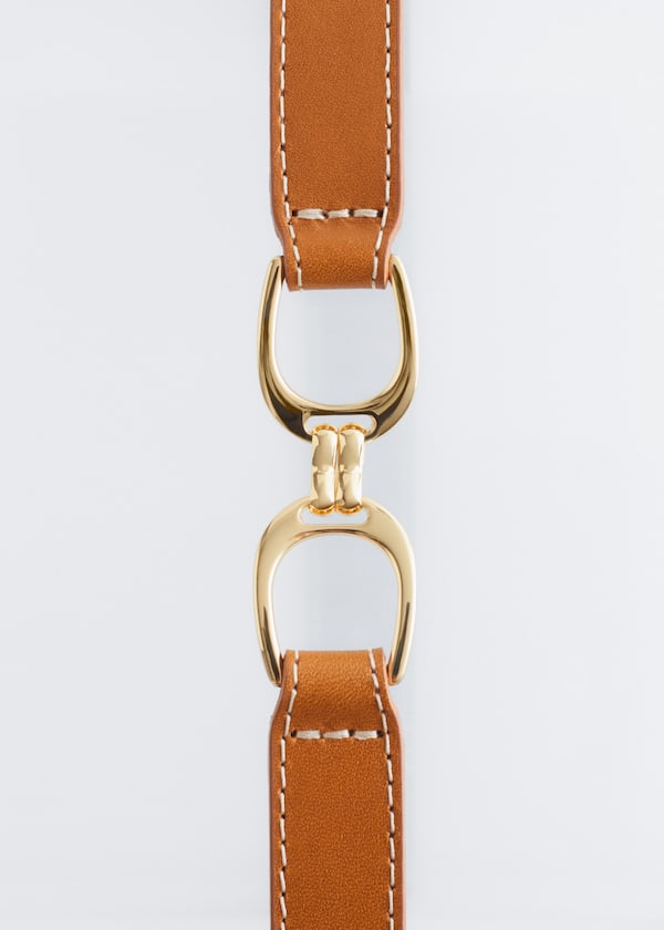 Mid-Waist Leather Belt