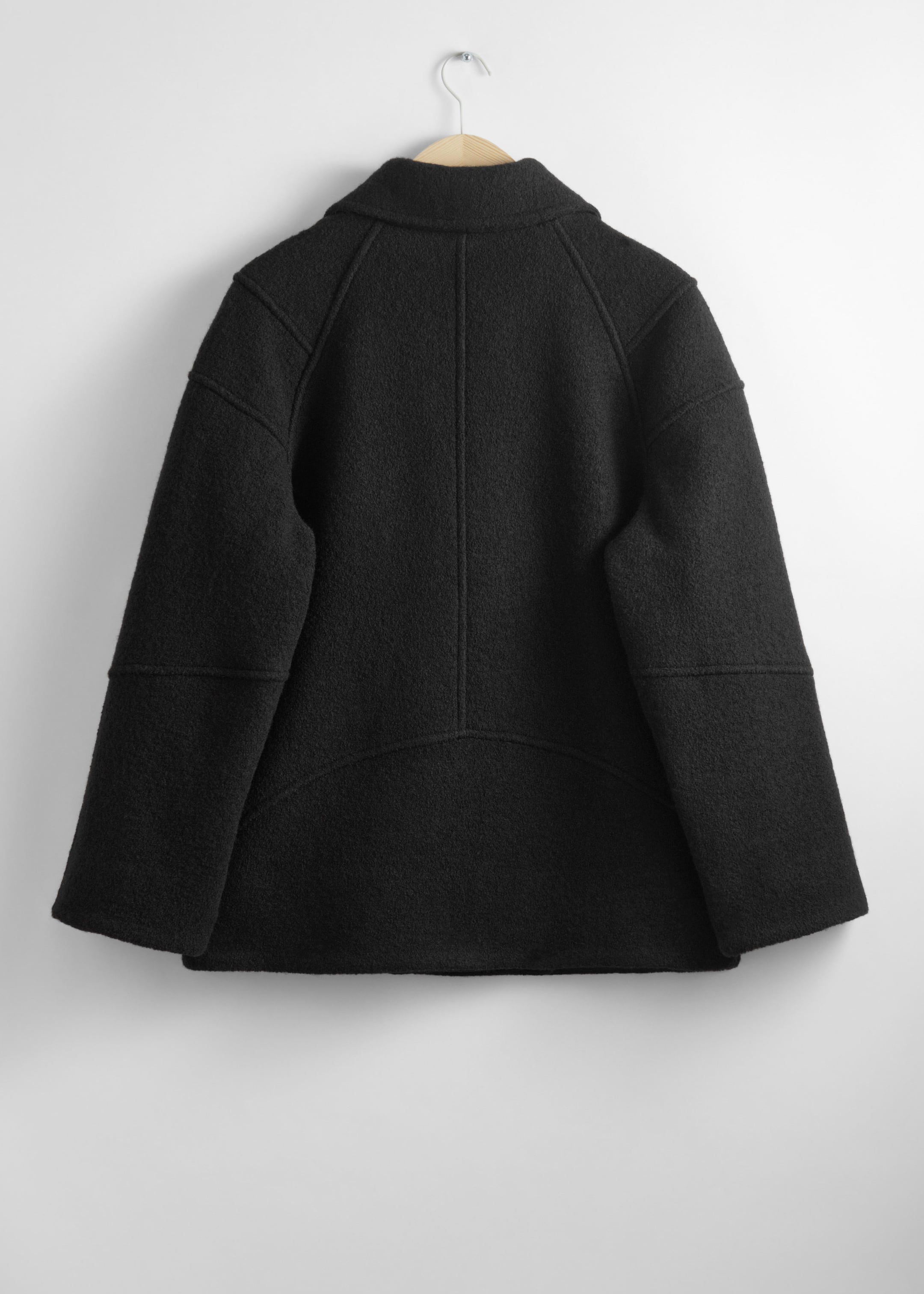 Biker Wool Jacket - Black - Still Life