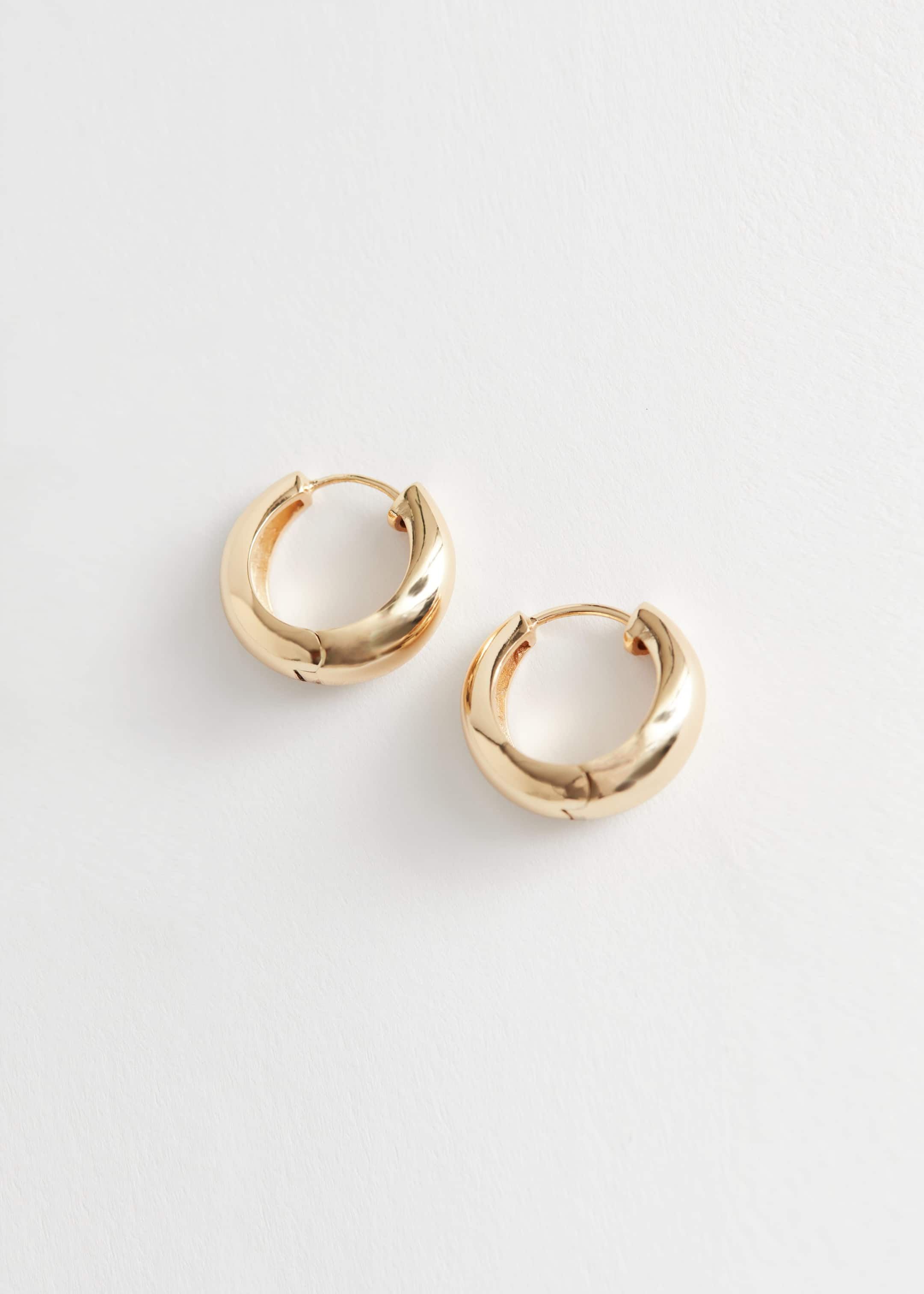 Chunky Mini Hoop Earrings