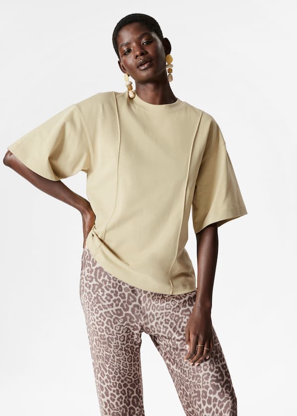 Structured T-shirt