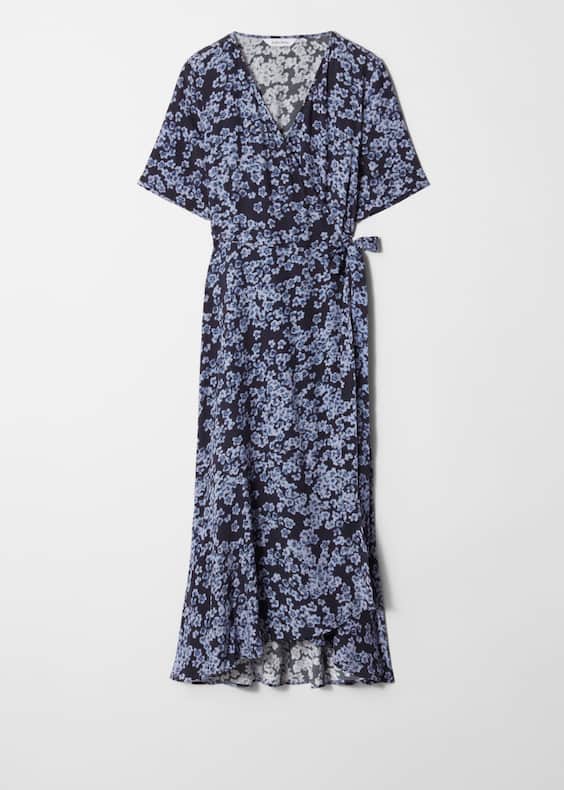 Wrap Midi Dress