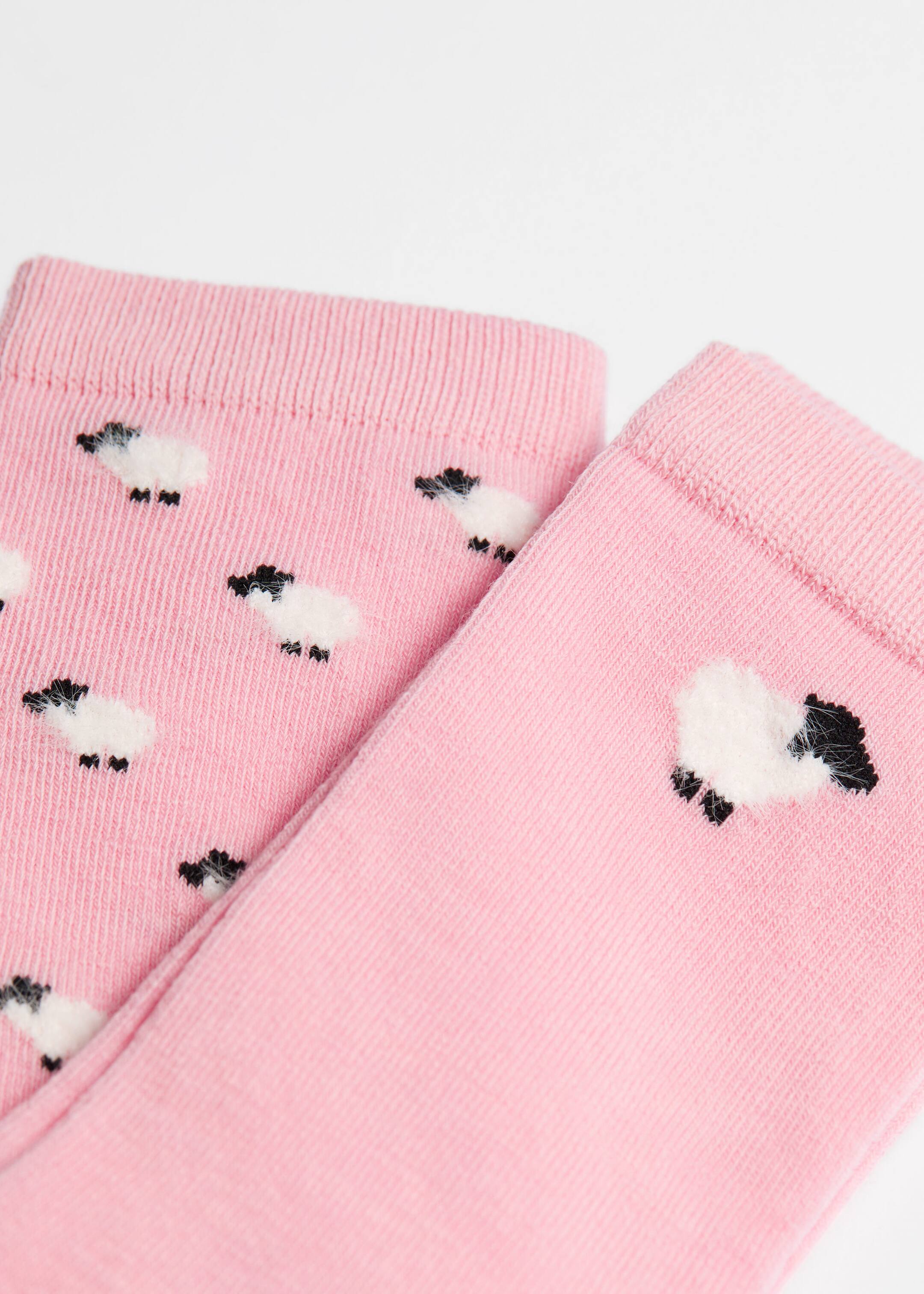 2-Pack Wool Socks - Dusty pink - Still Life