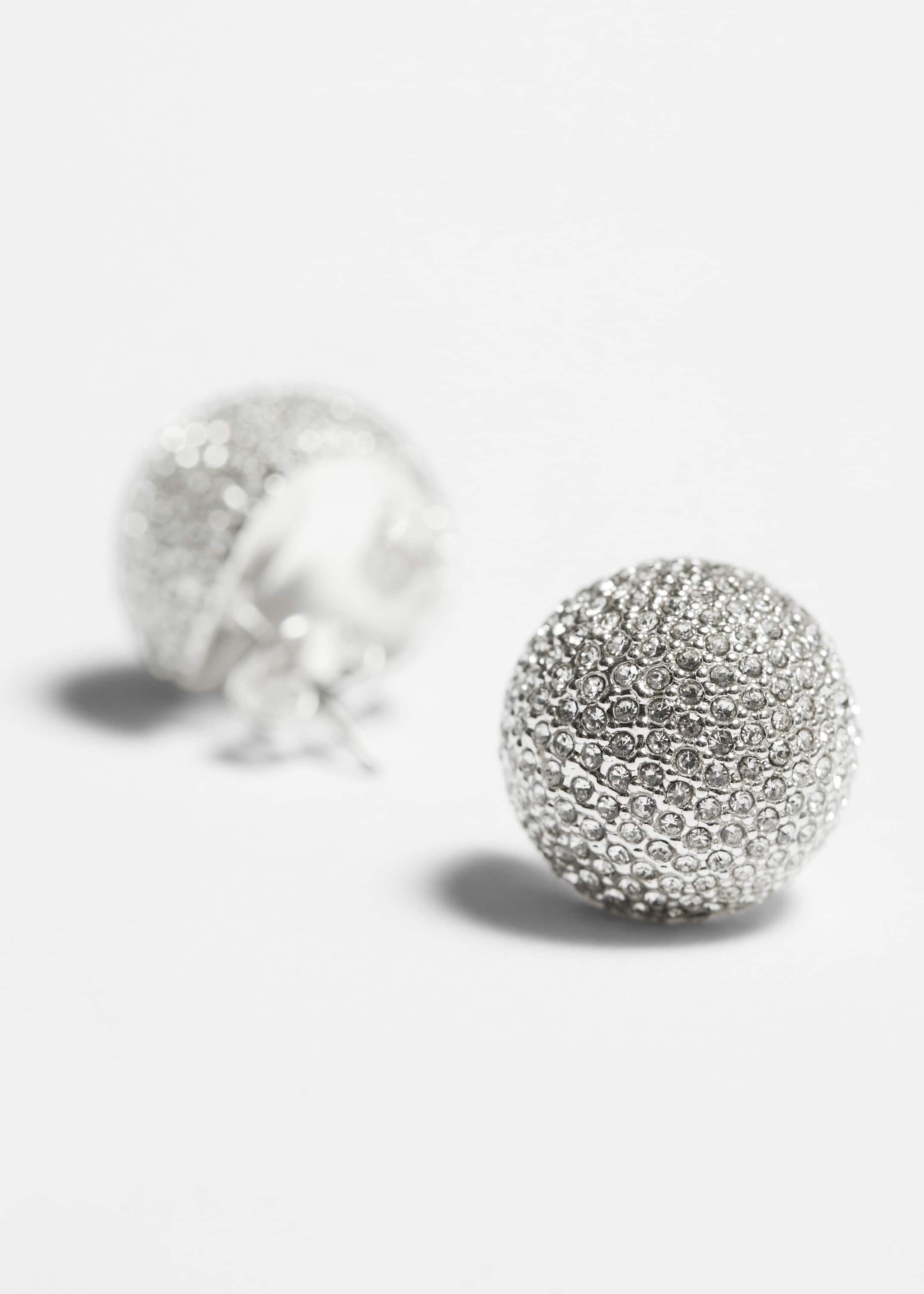 Crystal Encrusted Earrings - {{variantName}} - Descriptive Detail