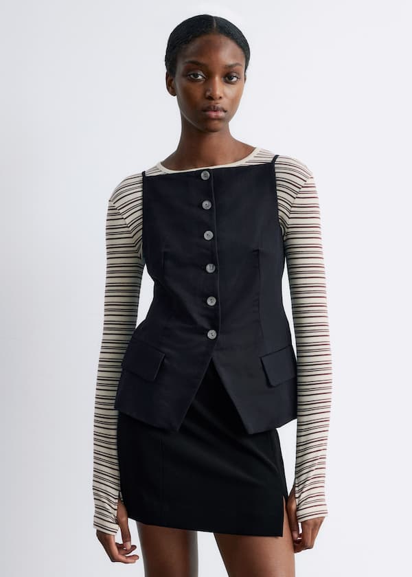 Tailored Vest Top