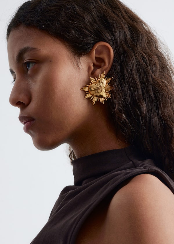 Chunky Heart Earrings