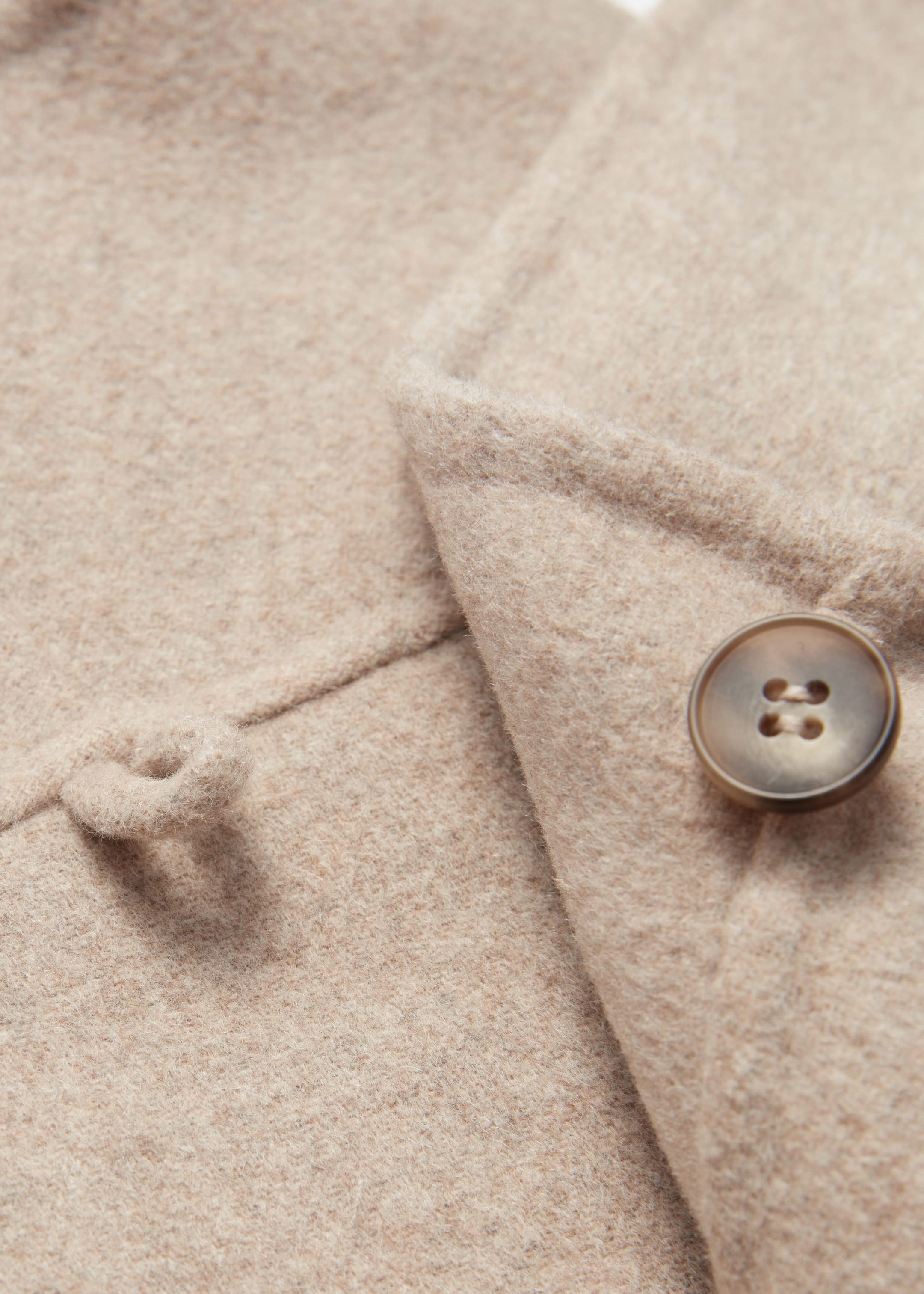 Asymmetric Wool Cape - {{variantName}} - Descriptive Detail