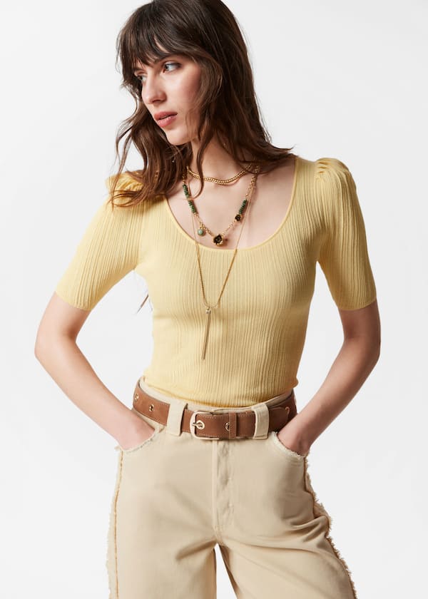 Rib-Knit Top