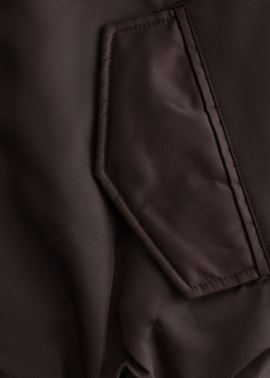 Cropped Bomber Jacket