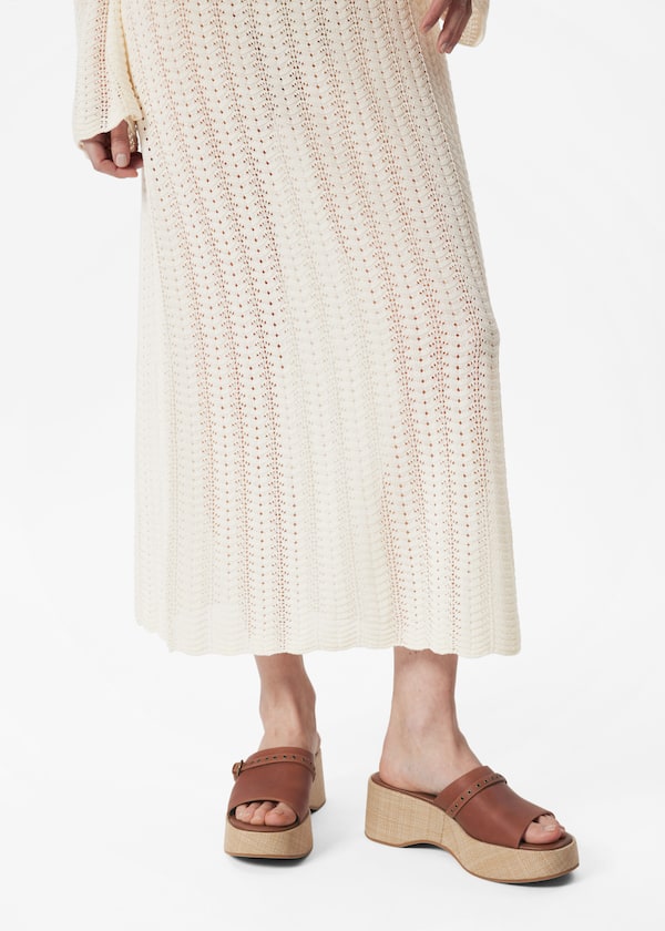 Suede Platform Mules