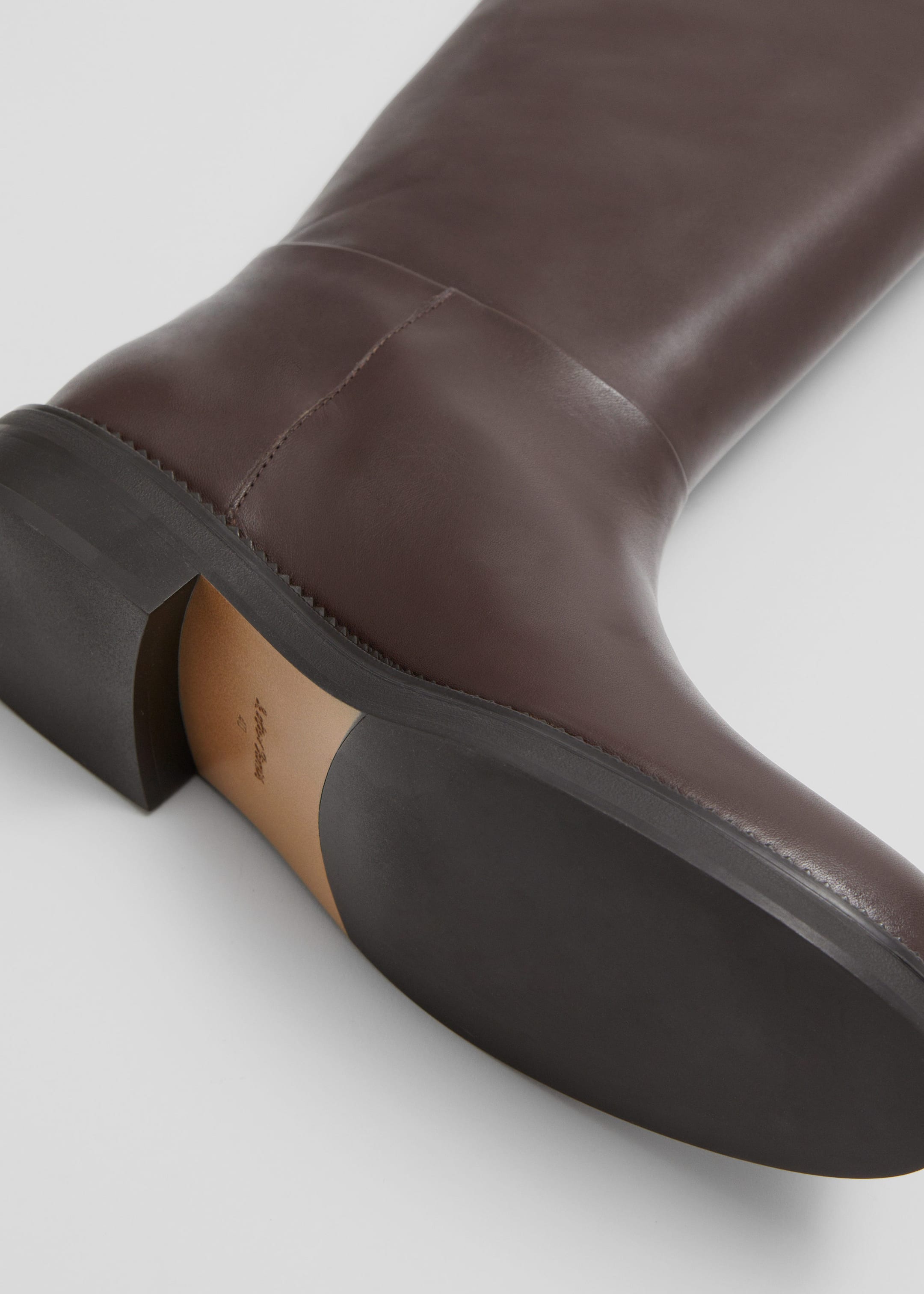 Leather Riding Boots - {{variantName}} - Descriptive Detail