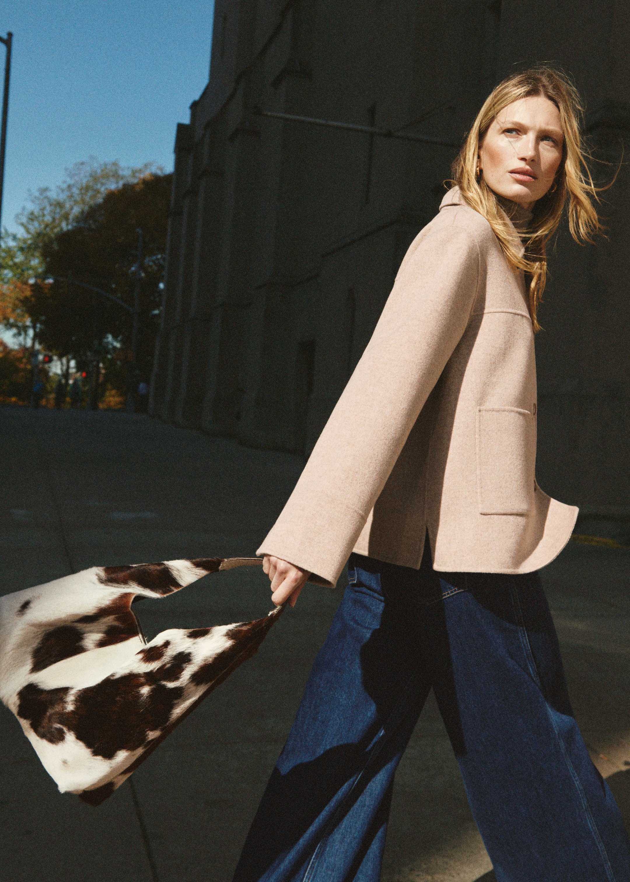 Image of Cow-Print Tote