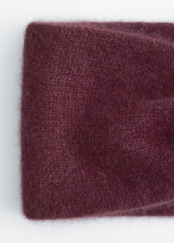 Twist-Front Cashmere Headband