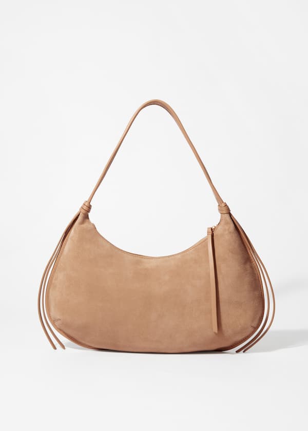 Fringed Suede Shoulder Bag