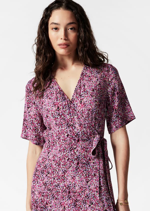 Wrap Midi Dress