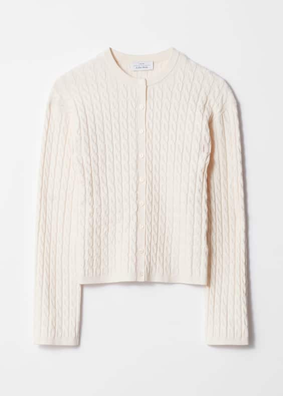Cable-Knit Cardigan