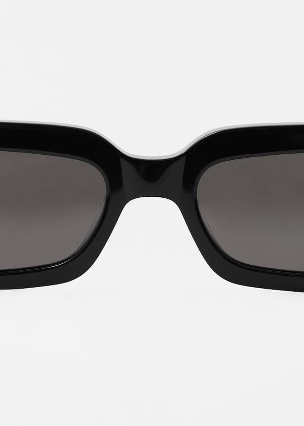 Narrow-Frame Acetate Sunglasses