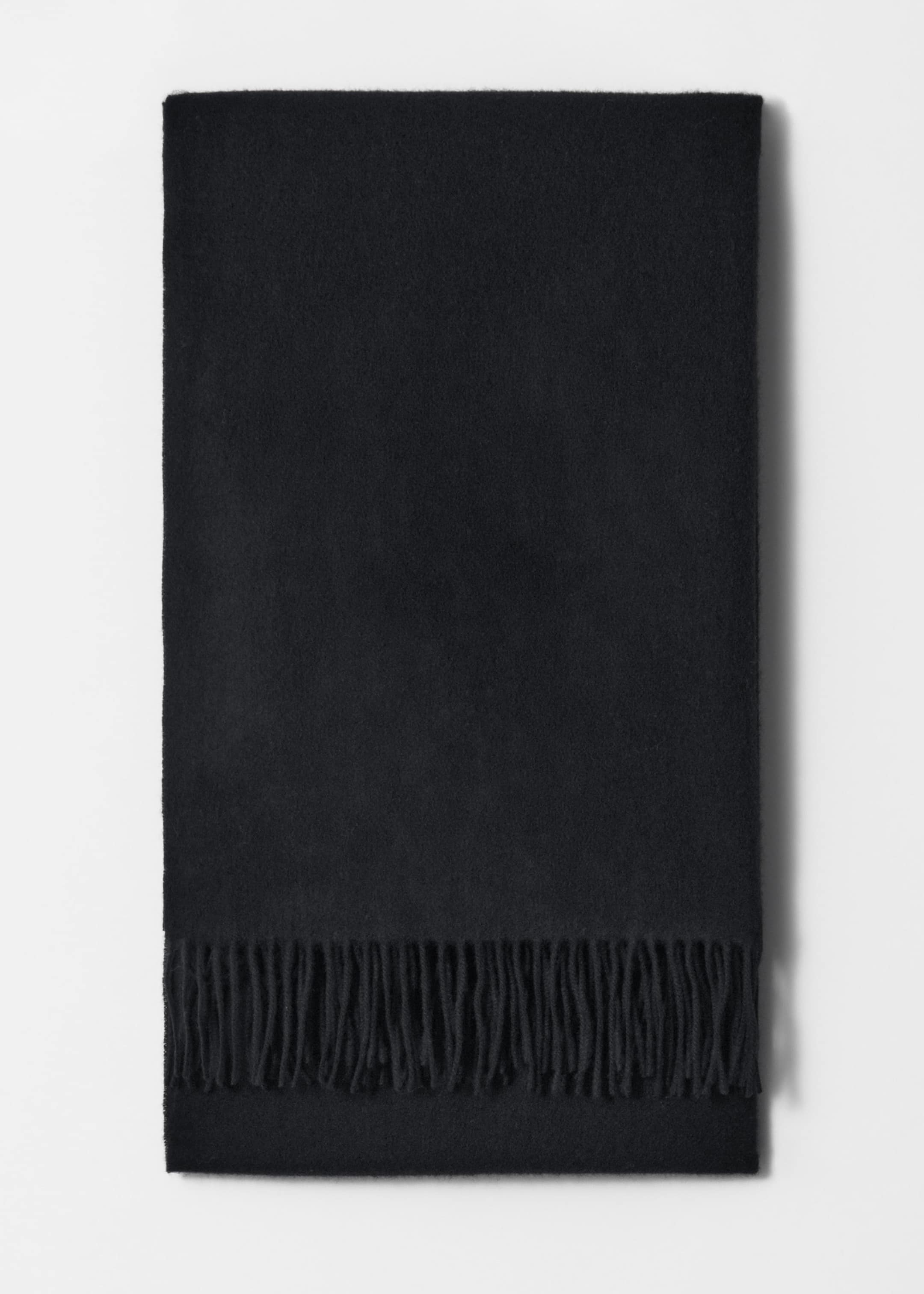 ANCELLM | アンセルム WOOL BLANKET SCARF(L.GRAY/NAVY