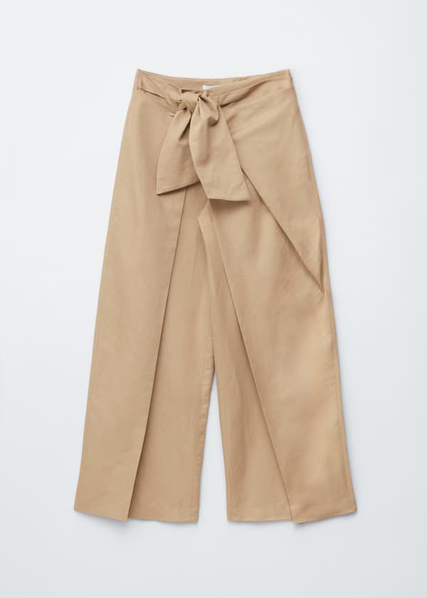 Tapered Press-Crease Trousers