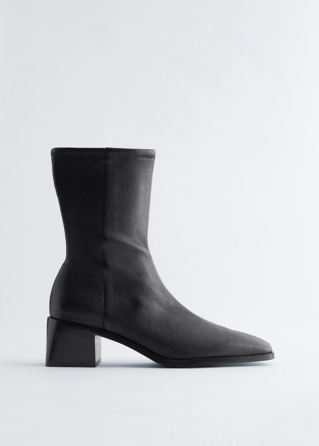 靴 & OTHER STORIES / Leather Ankle Boots 39 Leather Sock Boots - Black - Ankleboots - & Other Stories
