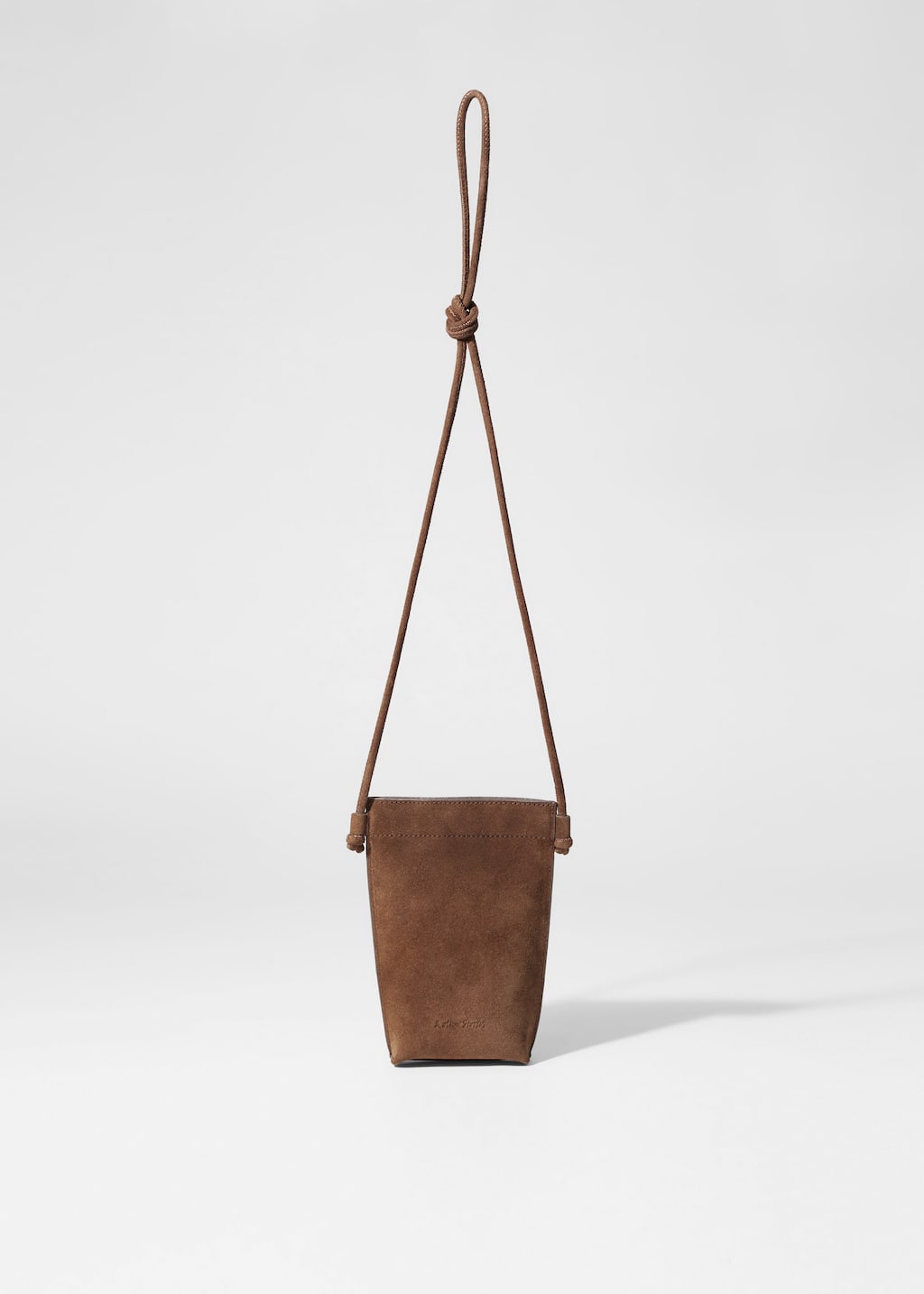 Leather Phone Pouch - Brown - Shoulderbags - & Other Stories