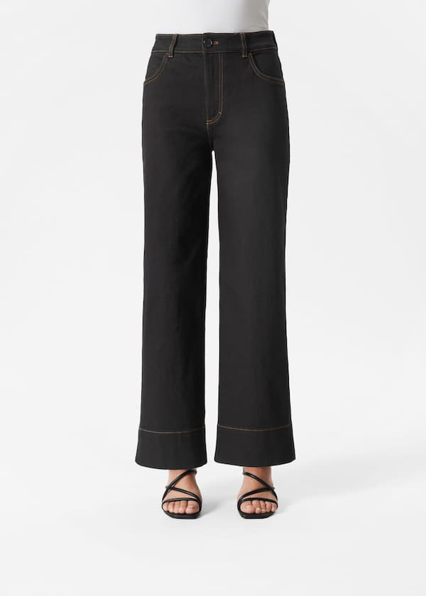 Straight Cropped Jeans