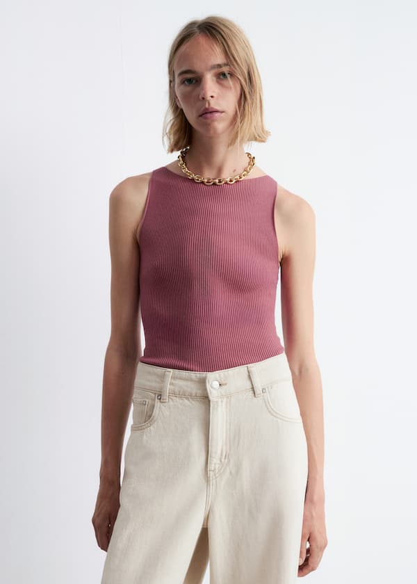 Rib-Knit Tank Top