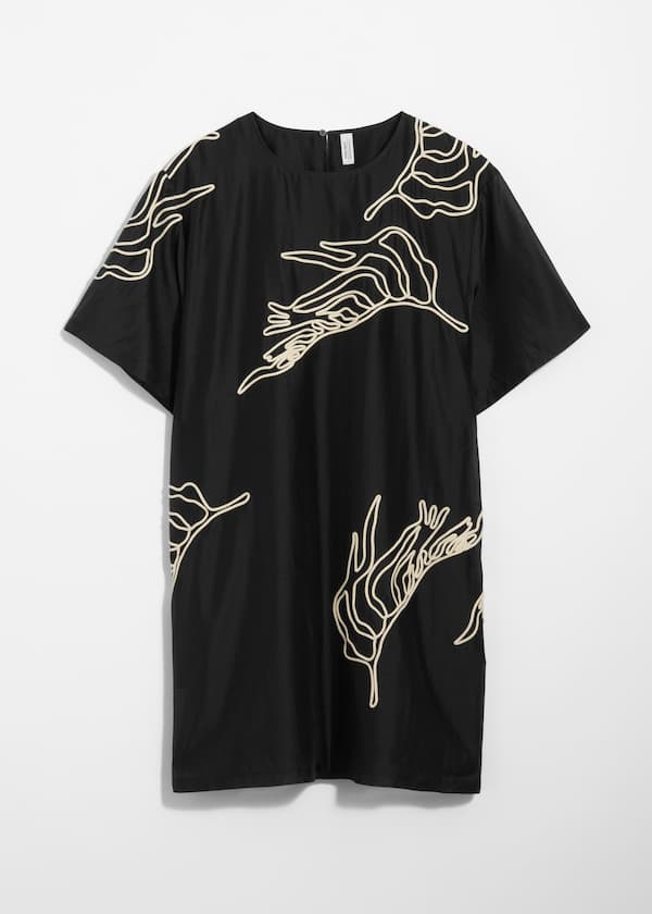 Short-Sleeve Mini Dress