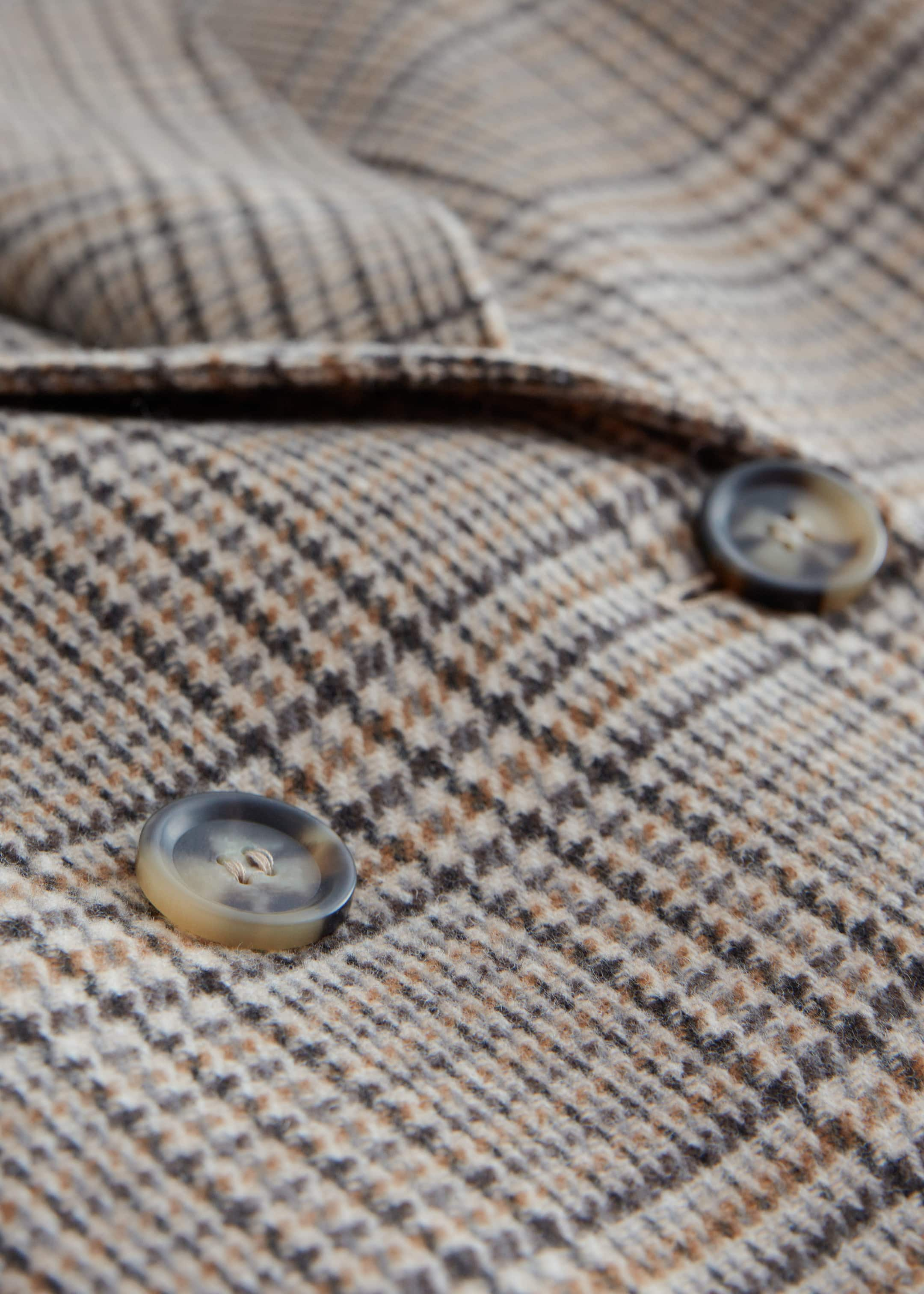 Relaxed Double-Breasted Wool Coat - {{variantName}} - Descriptive Detail