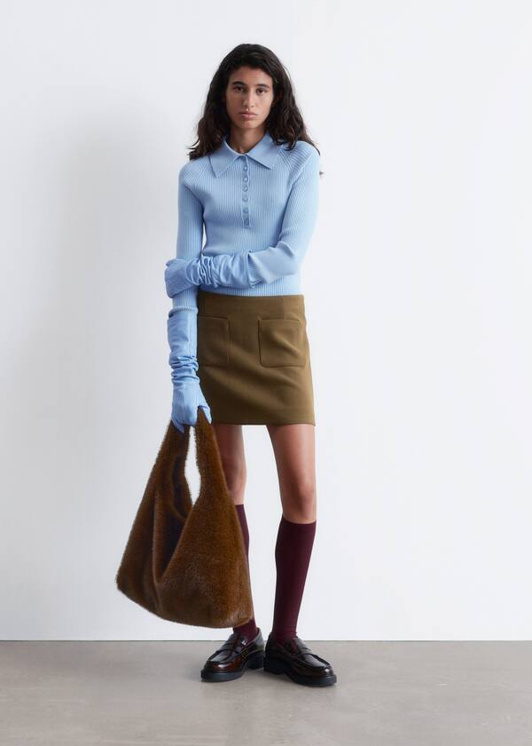 A-Line Mini Skirt