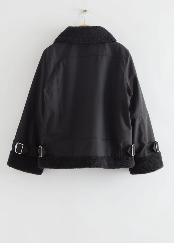 Relaxed Aviator Jacket