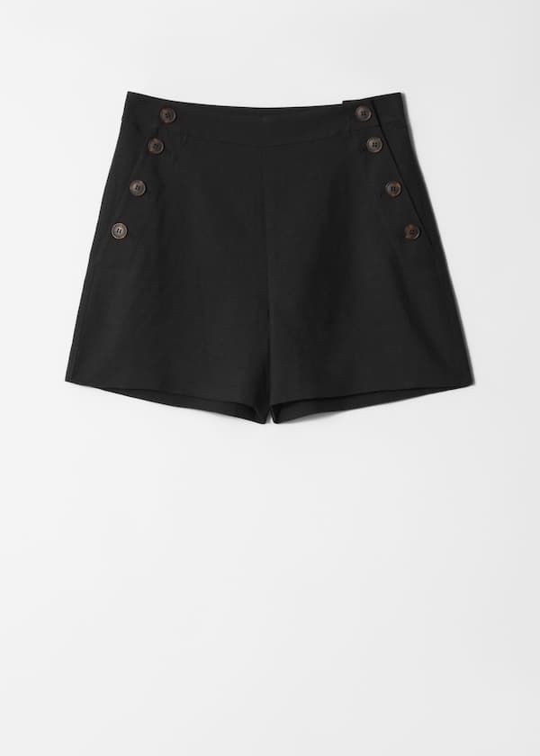 Buttoned Sailor Shorts