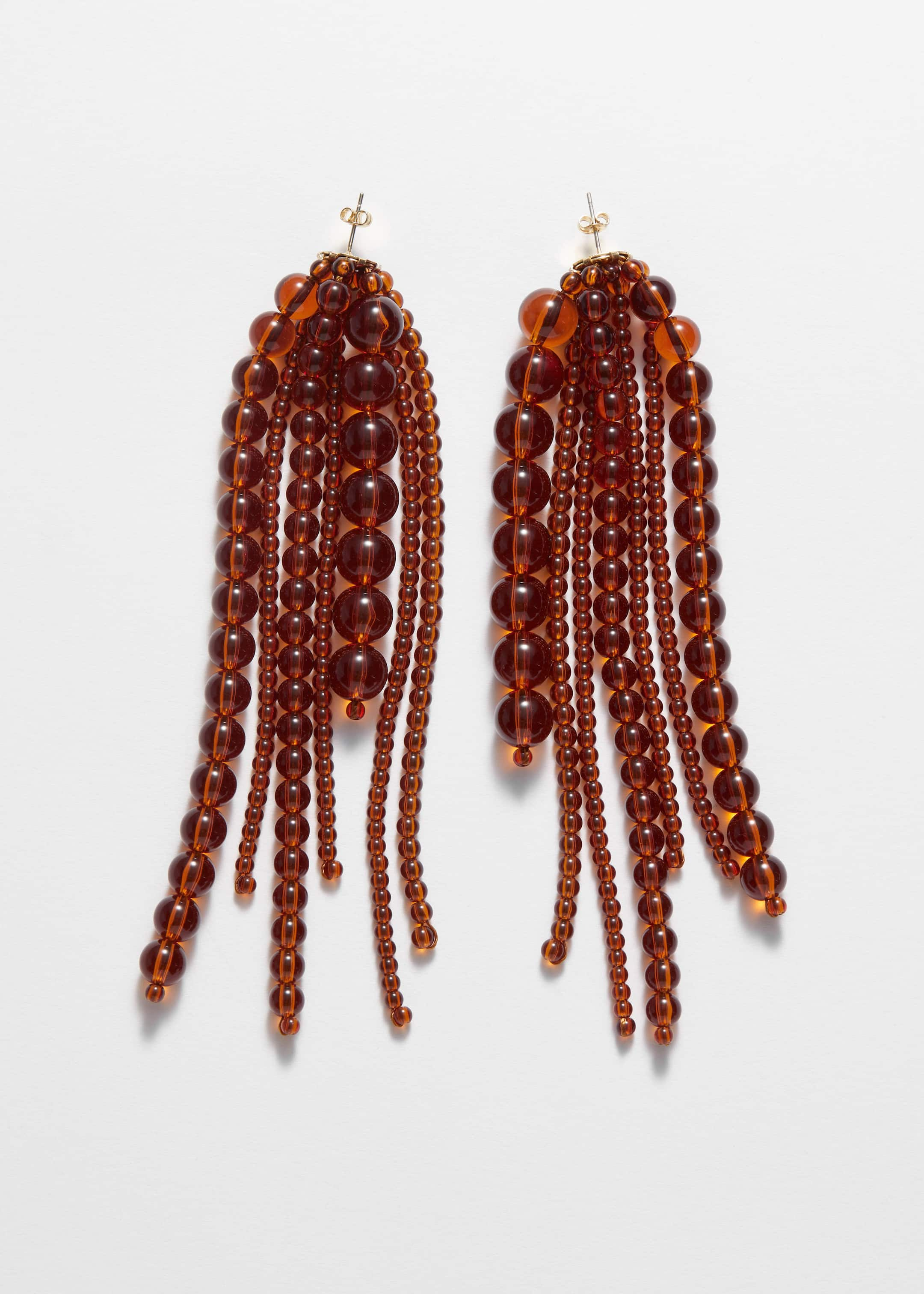 Cascade Glass-Bead Earrings