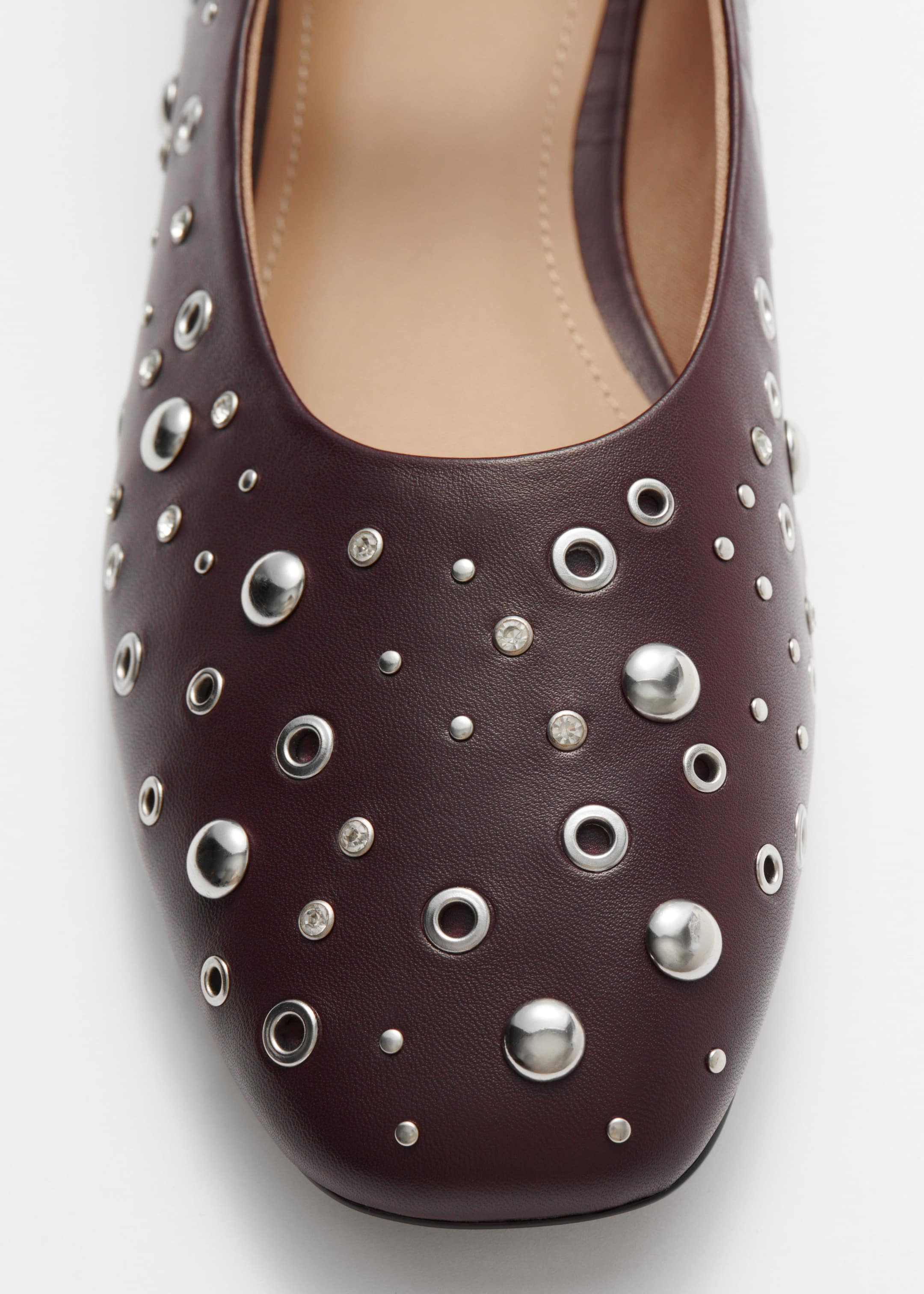 Embellished Ballet Flats - {{variantName}} - Descriptive Detail