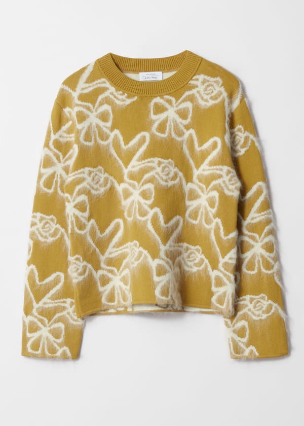 Patterned Intarsia-Knit Jumper