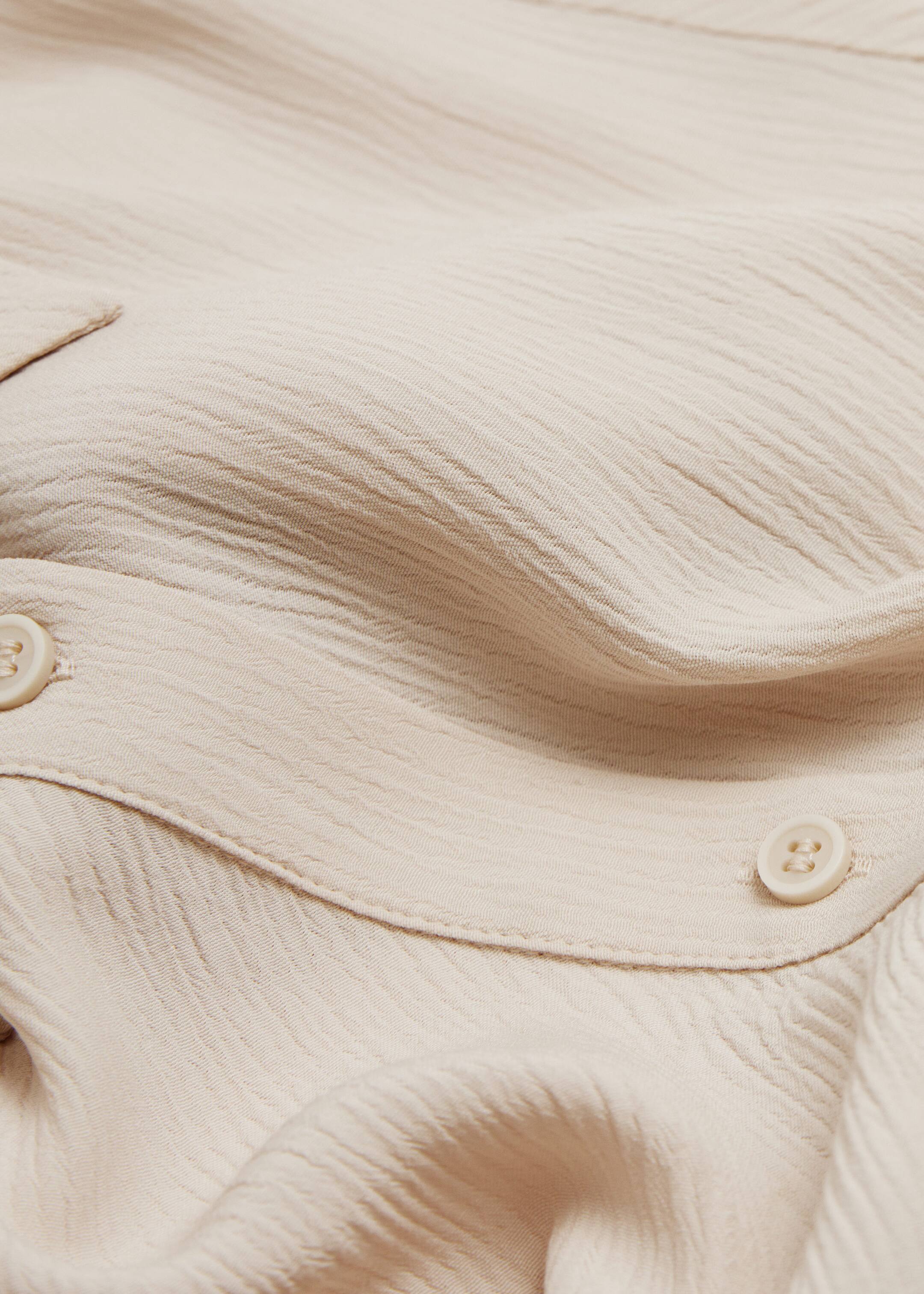 Knot Detail Shirt Dress - {{variantName}} - Descriptive Detail