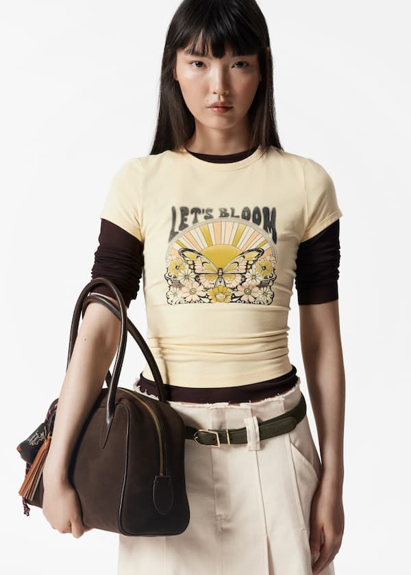 Cap-Sleeve T-Shirt