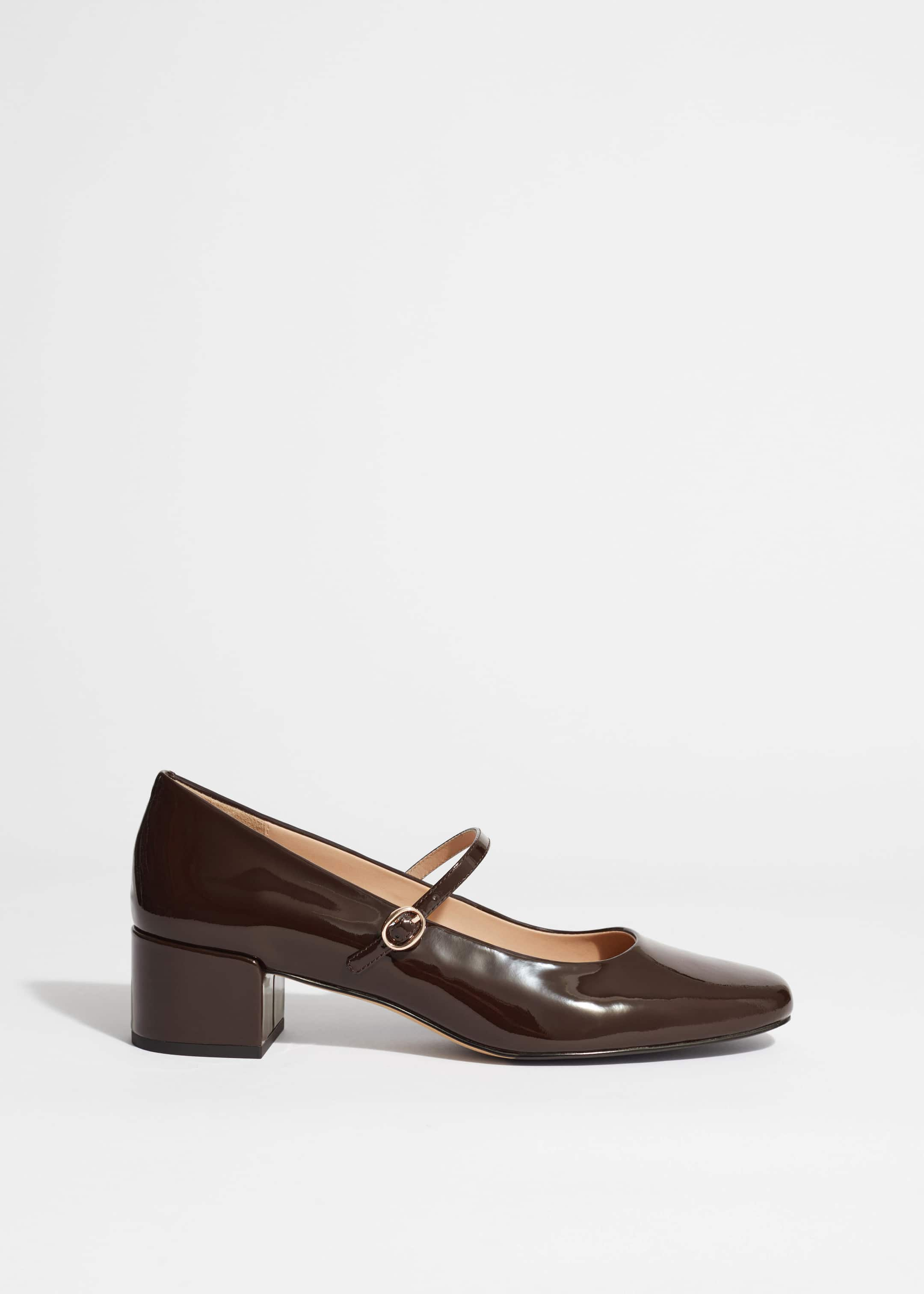 Image of Mary-Jane Leather Pumps