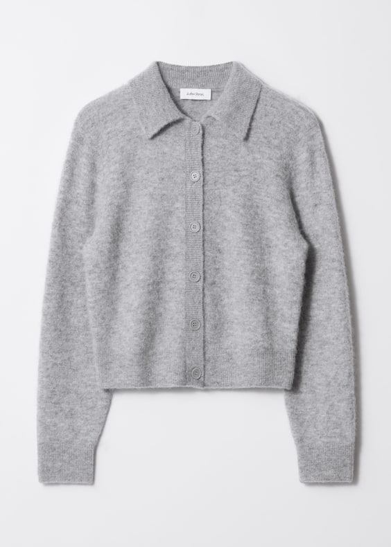 Collared Knit Cardigan