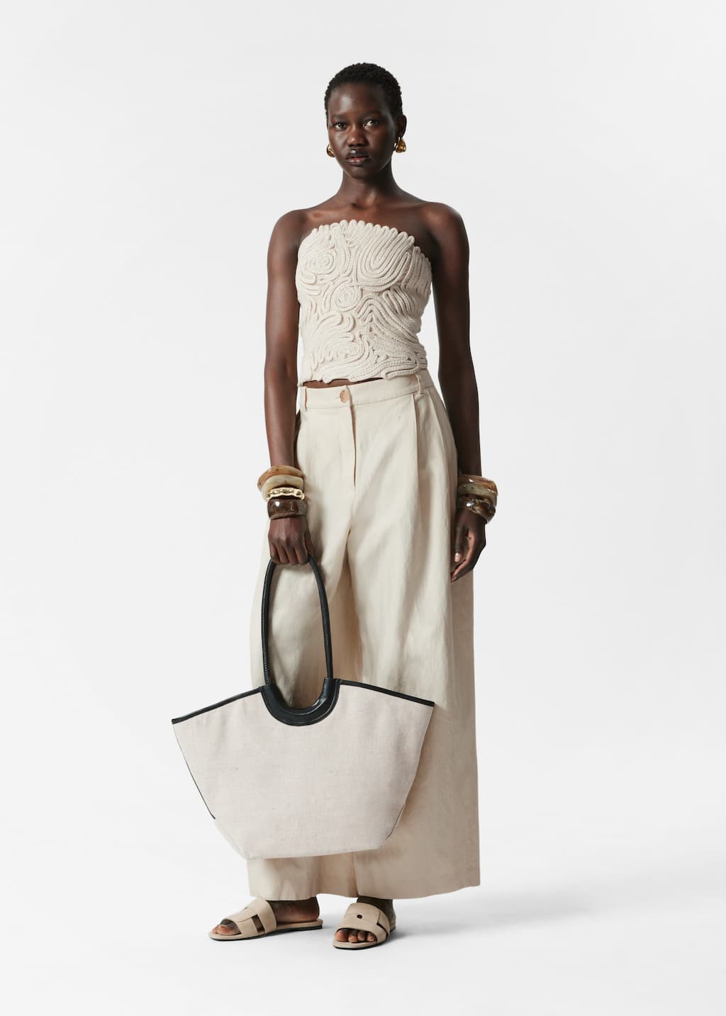 Sculptural Bandeau Top