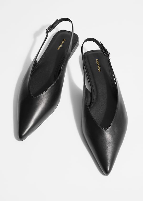 Pointed Slingback Pumps
