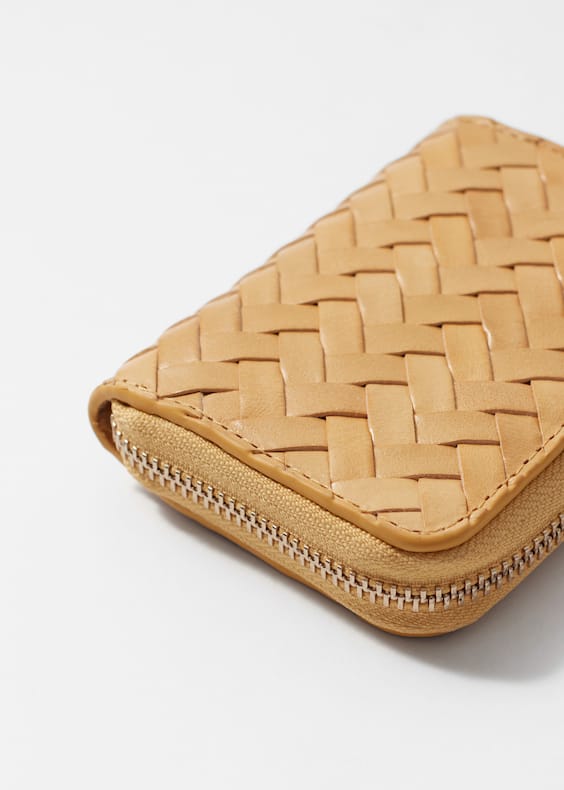 Braided Leather Wallet