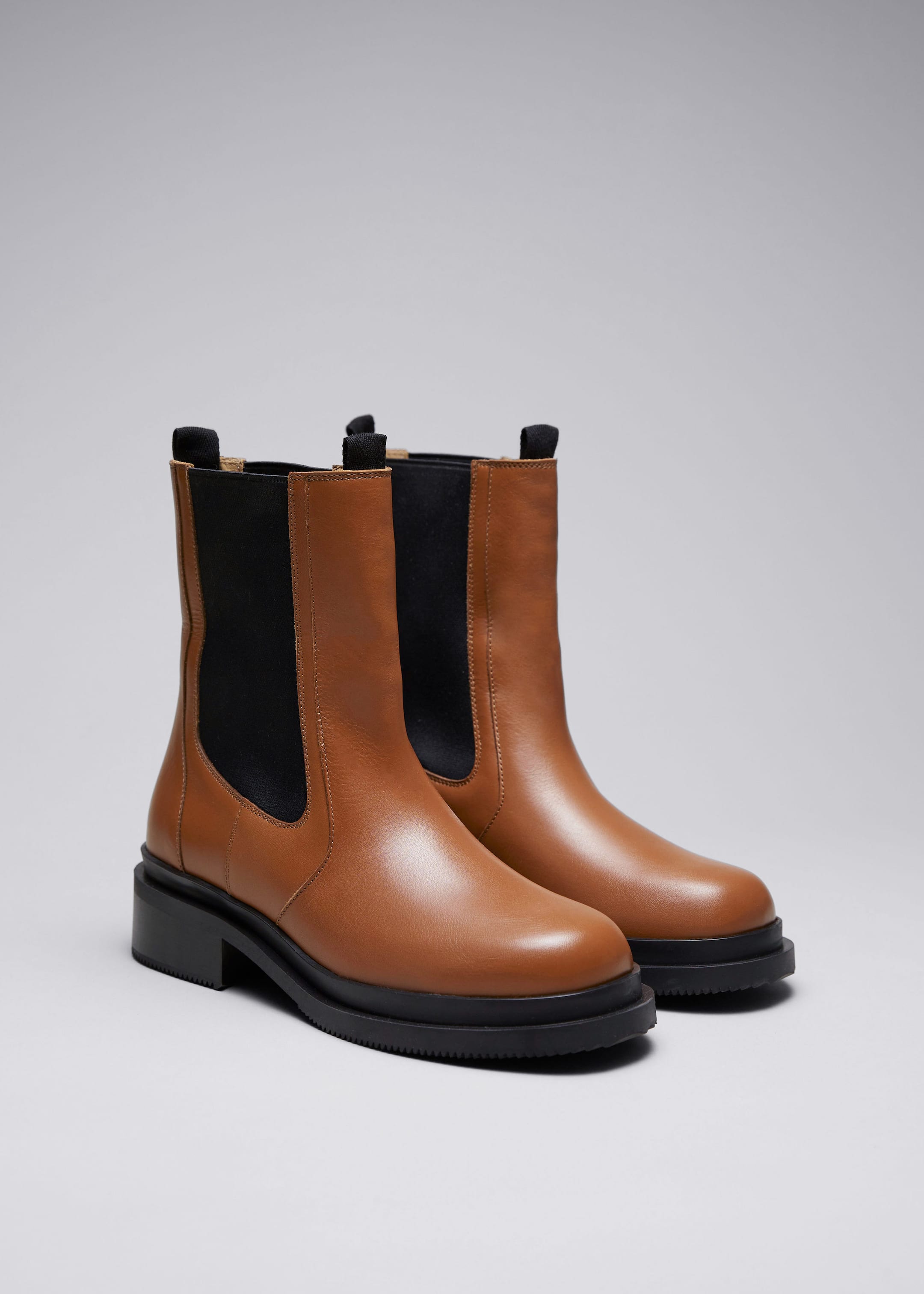 Chelsea Leather Boots - Black - Still Life