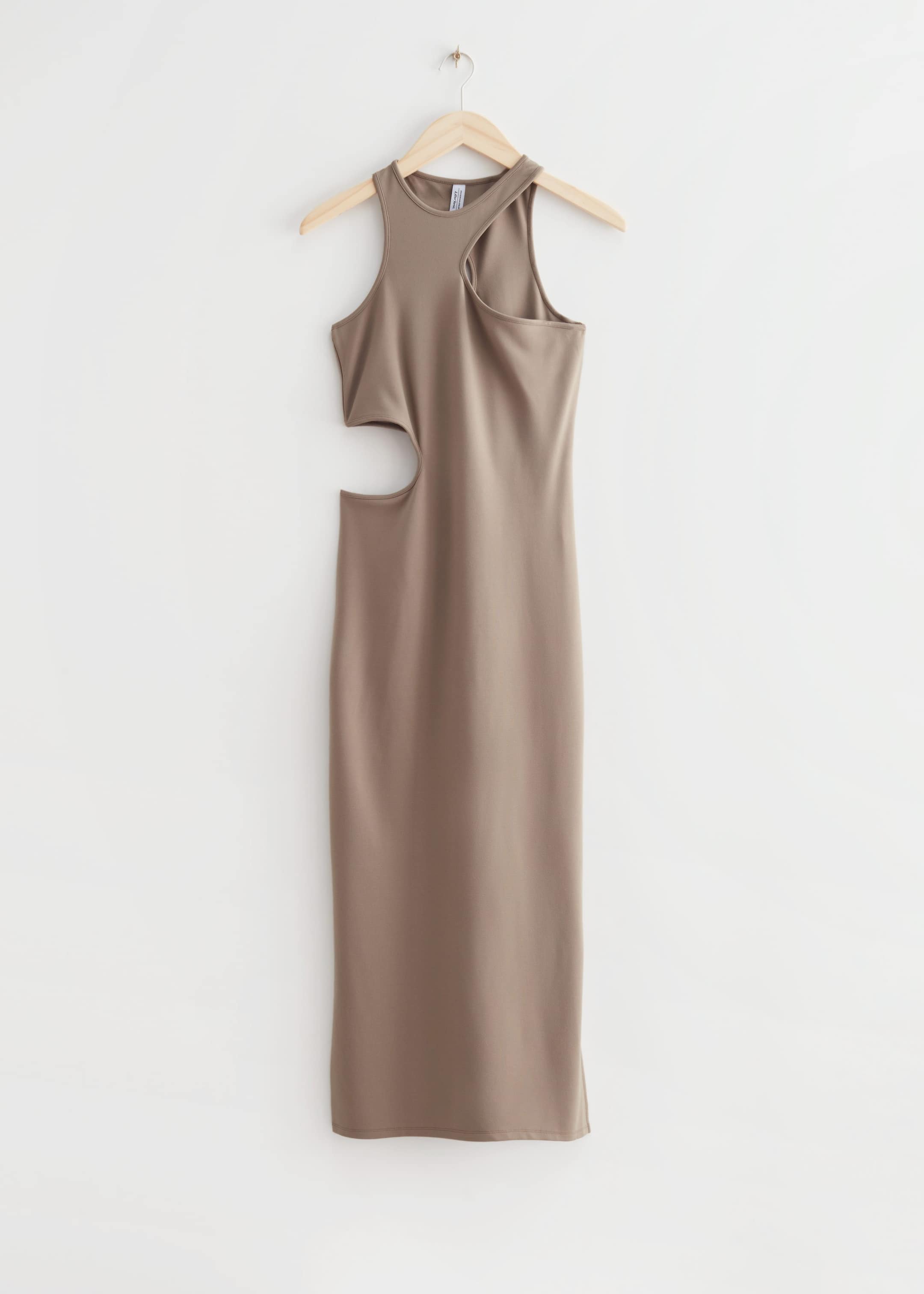 Cut-Out Midi Dress - Mole - Still Life